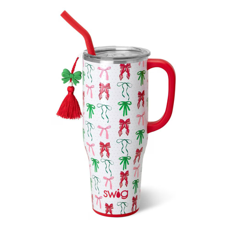 Swig | Ribbons and Bows Mega Mug in 40 oz