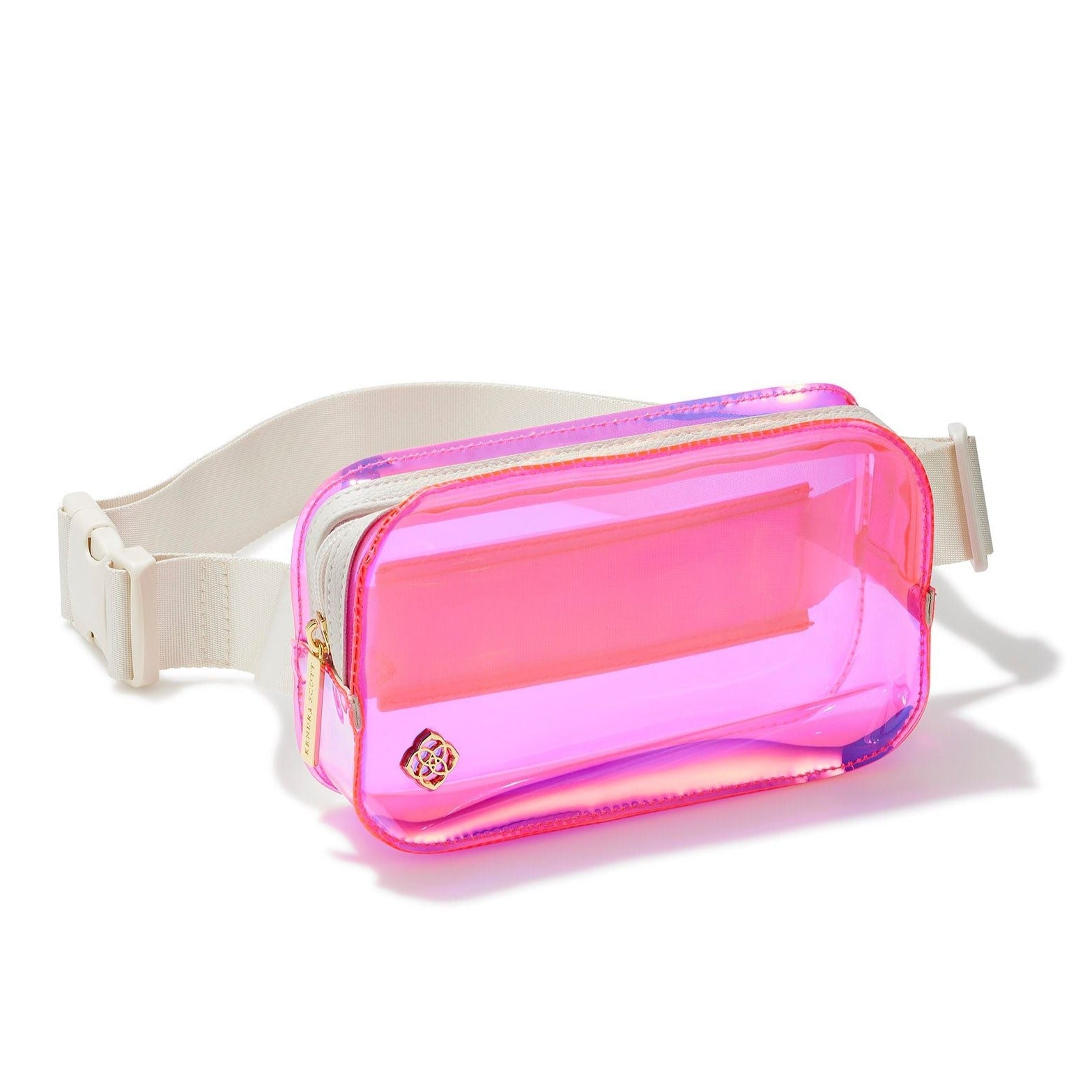 Kendra Scott | Clear Pink Iridescent Belt Bag - Giddy Up Glamour Boutique