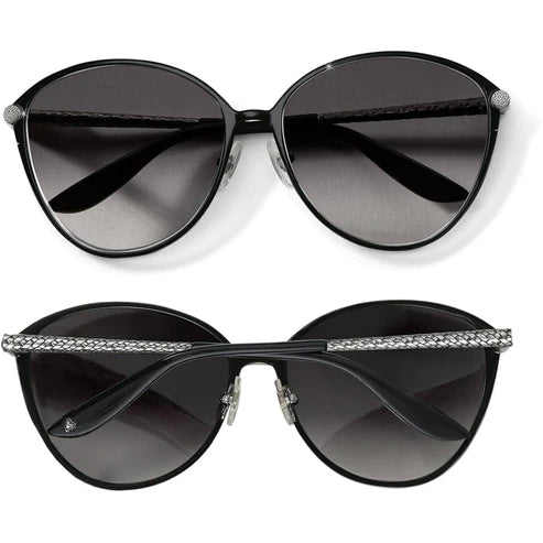 Brighton | Ferrara Gatta Sunglasses in Black - Giddy Up Glamour Boutique