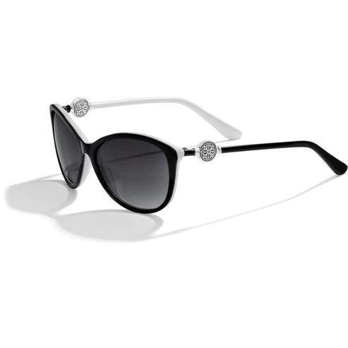 Brighton | Ferrara Sunglasses in Black and White - Giddy Up Glamour Boutique