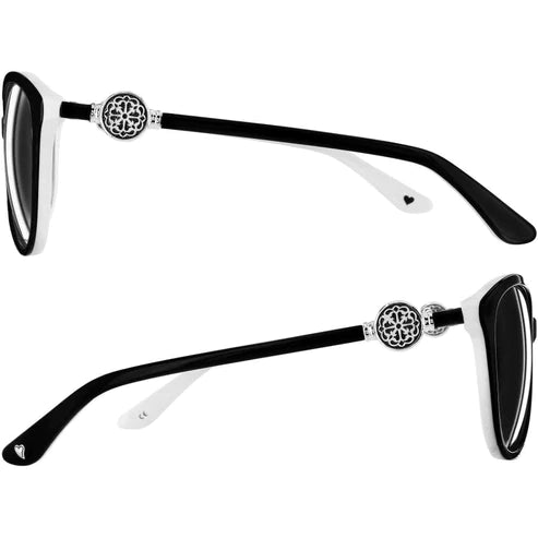 Brighton | Ferrara Sunglasses in Black and White - Giddy Up Glamour Boutique