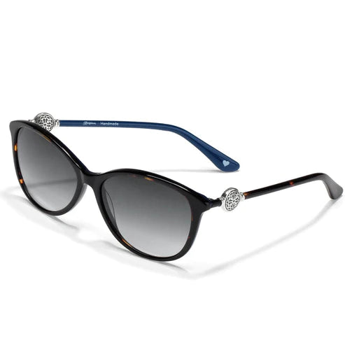 Brighton | Ferrara Sunglasses in Tortoise and Navy Blue - Giddy Up Glamour Boutique