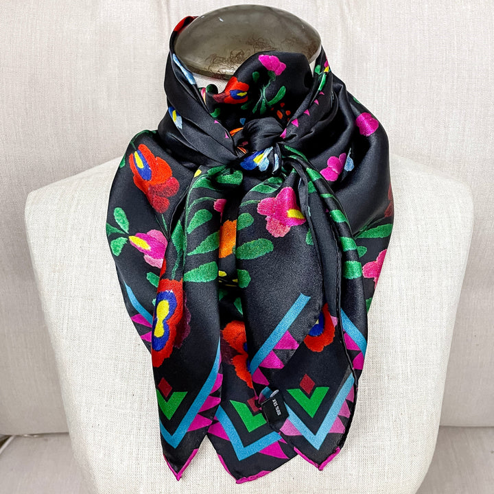 Fringe Scarves | Fiesta Wild Rag in Black