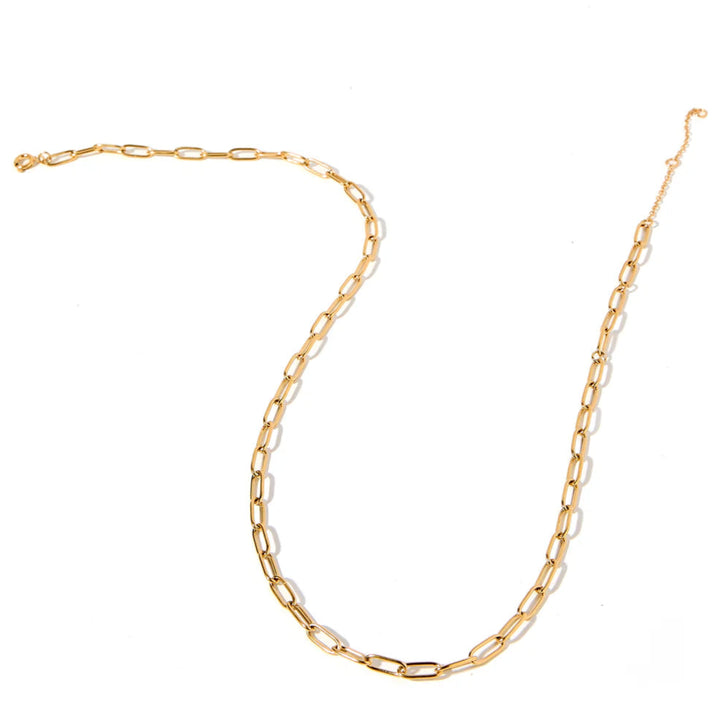 Linny Co | Palmer Paperclip Necklace in Gold