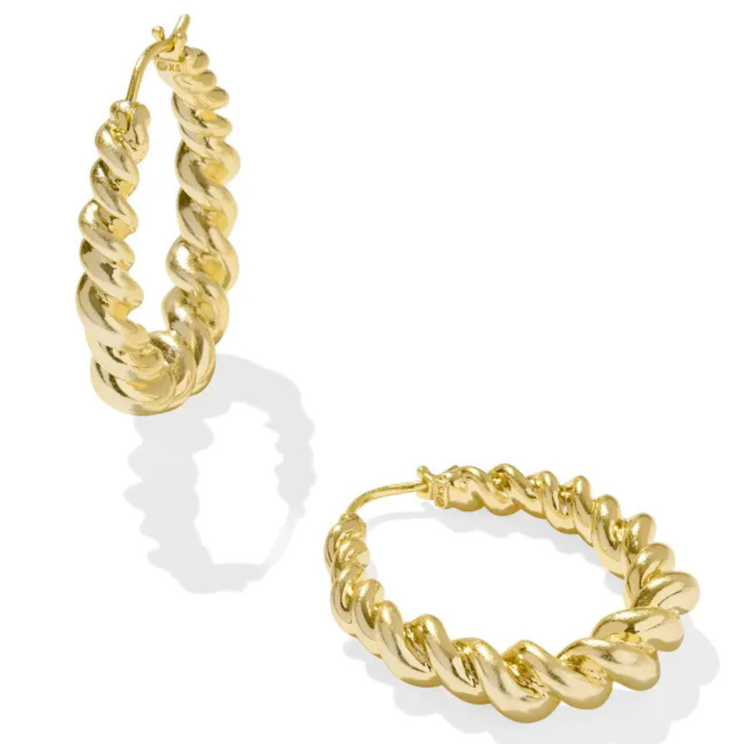 Kendra Scott | Haisley Hoop Earrings in Gold