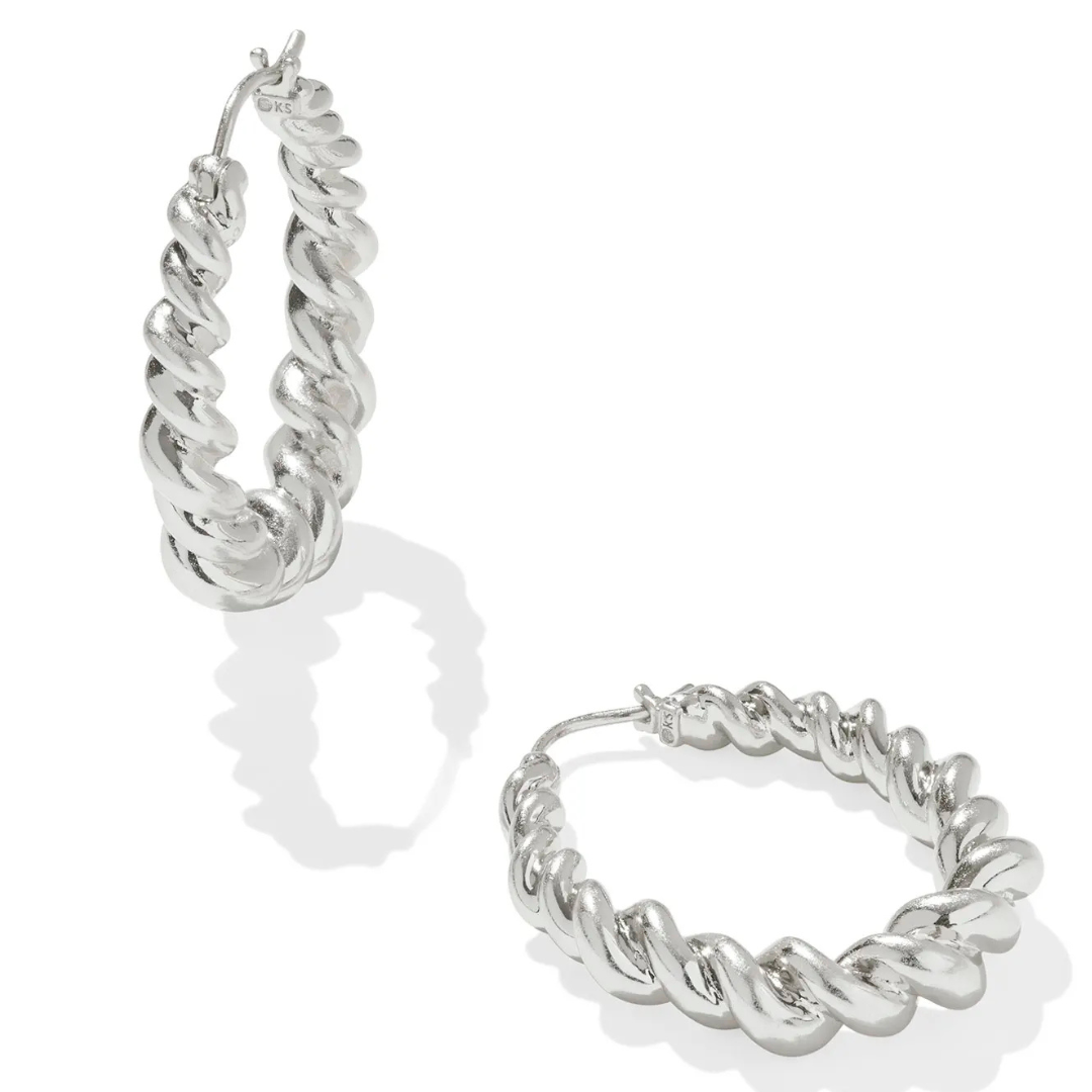 Kendra Scott | Haisley Hoop Earrings in Silver