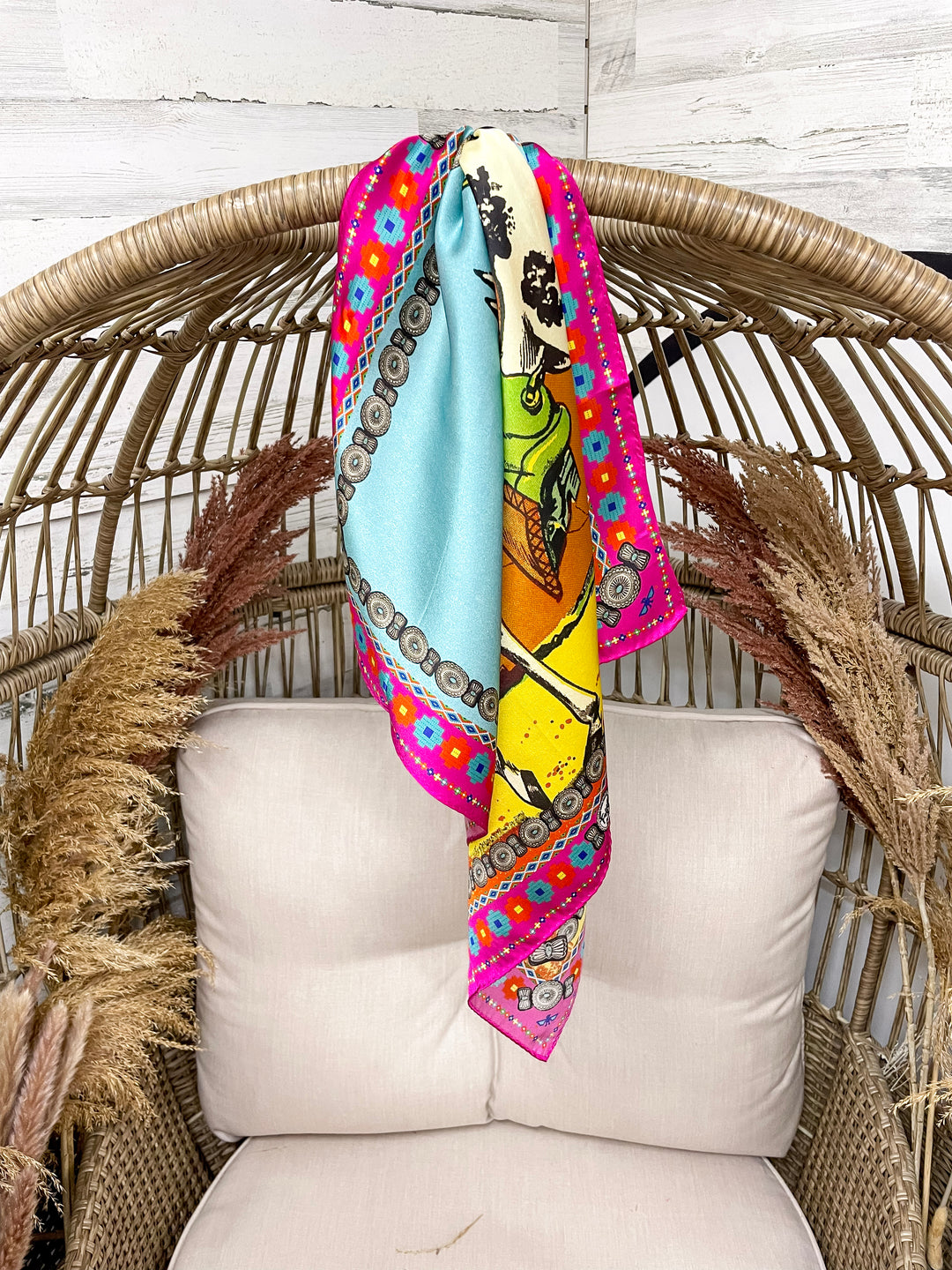 Fringe Scarves | Ranger Old Time Western Shorty Wild Rag in Pink