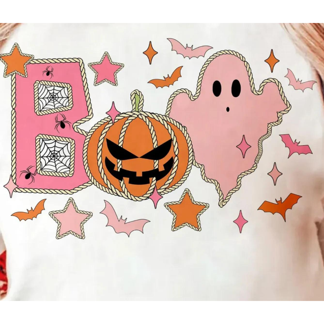 Online Exclusive | Pretty Boo Sweatshirt in White