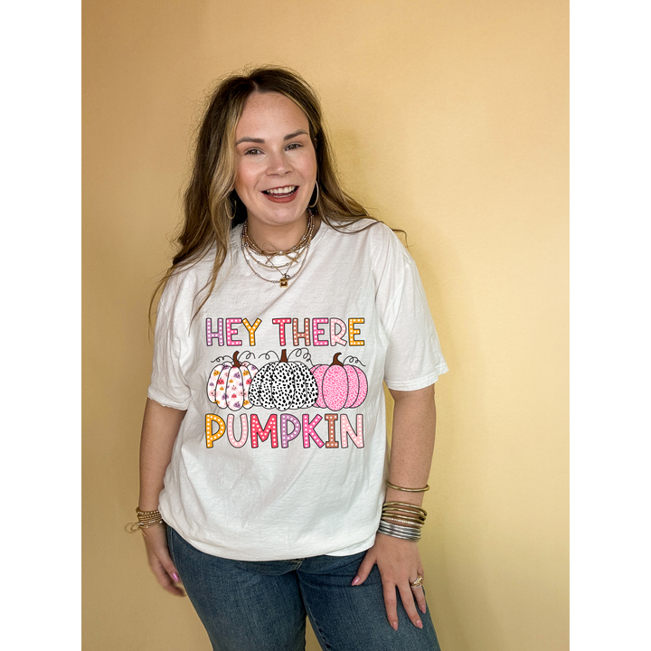 Online Exclusive | Hey There Pumpkin Party Graphic Tee in Multiple Color Options