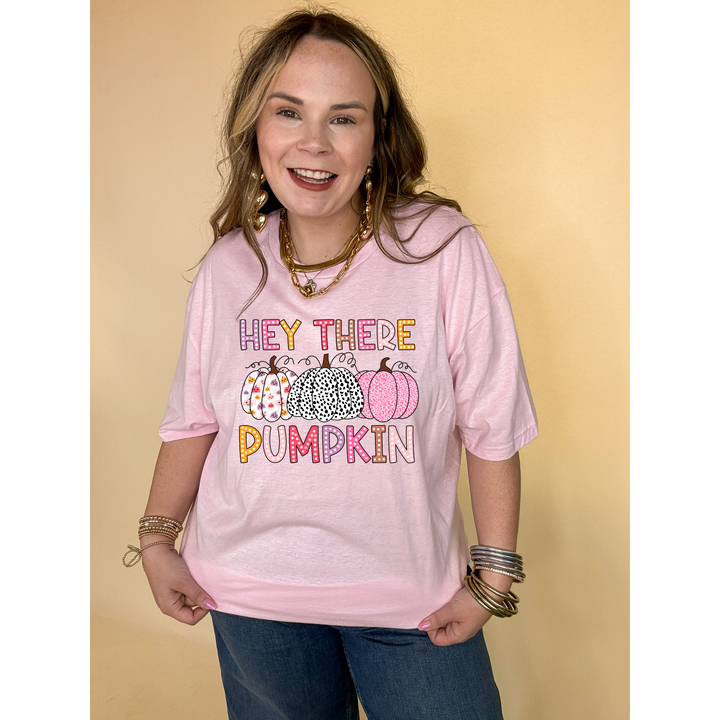 Online Exclusive | Hey There Pumpkin Party Graphic Tee in Multiple Color Options