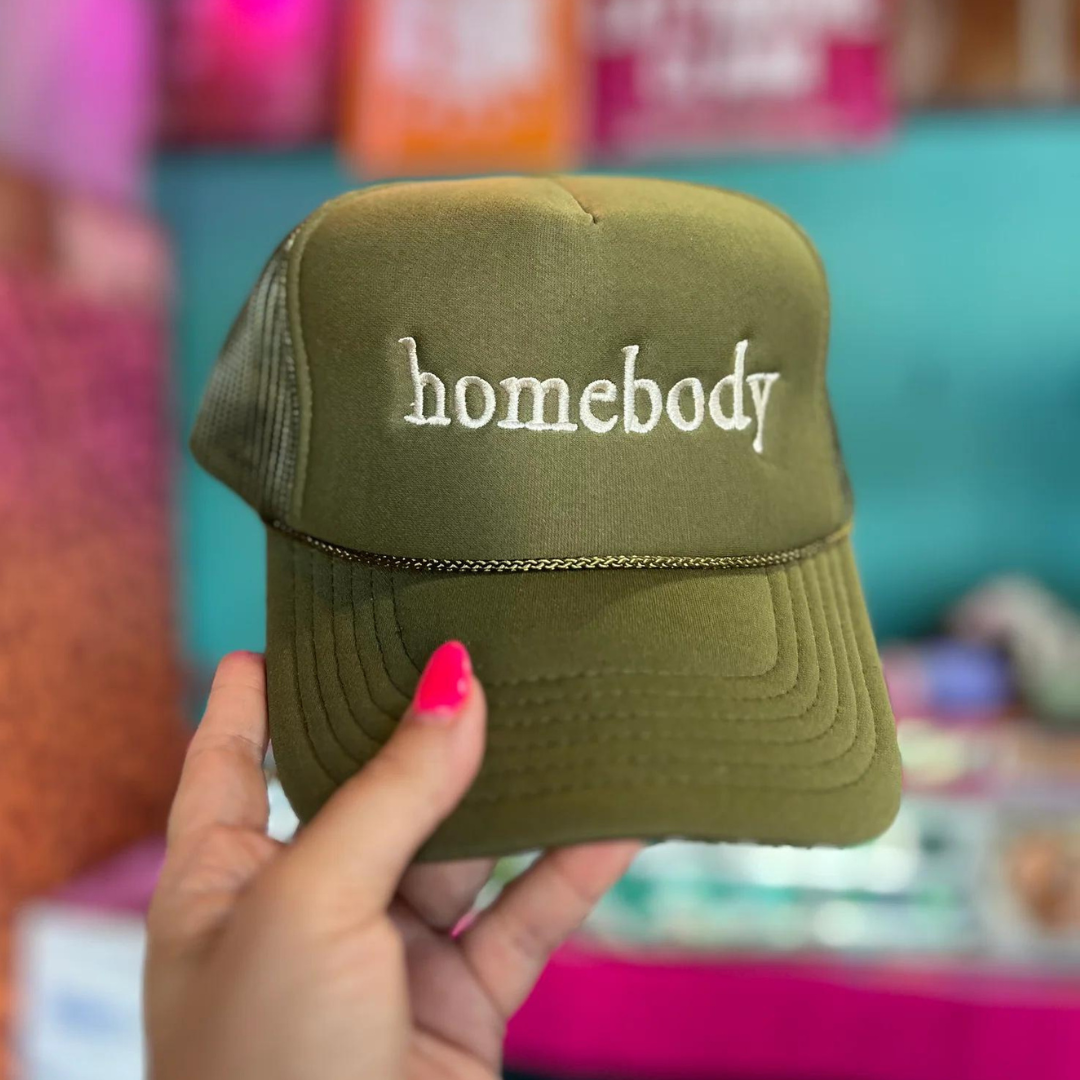 Online Exclusive | Homebody Trucker Cap in Olive Green