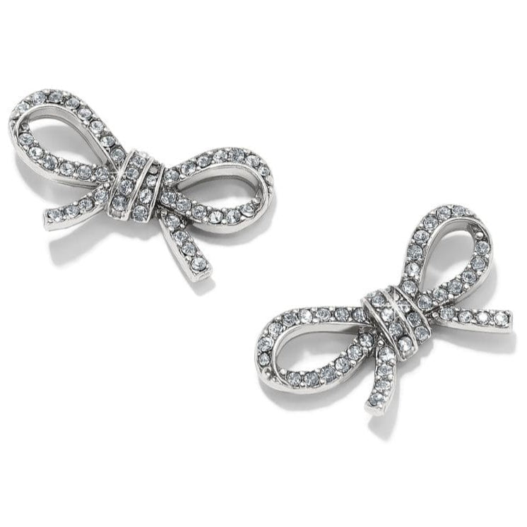 Brighton | Illumina Bow Post Earrings in Silver