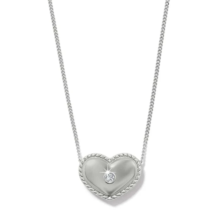 Brighton | Illumina Celeste Heart Bold Necklace in Silver
