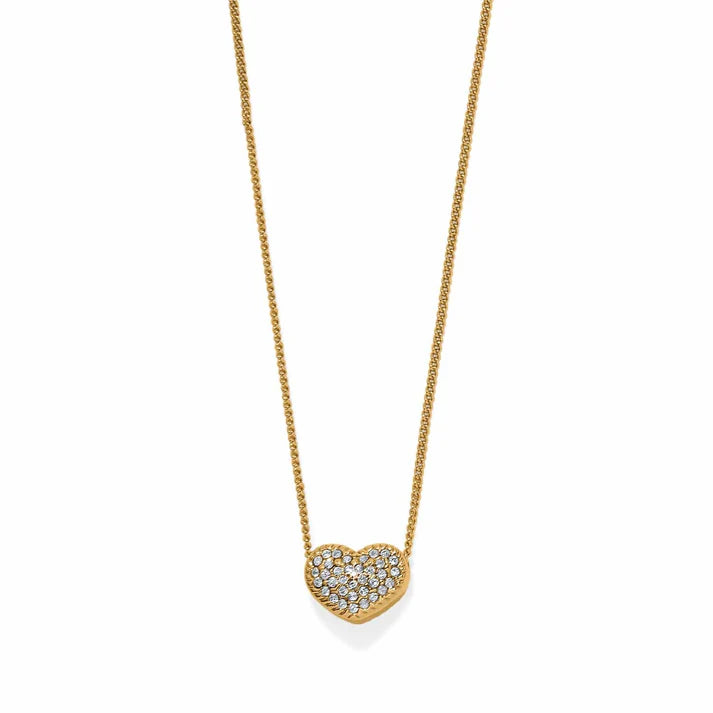 Brighton | Illumina Celeste Heart Petite Necklace in Gold
