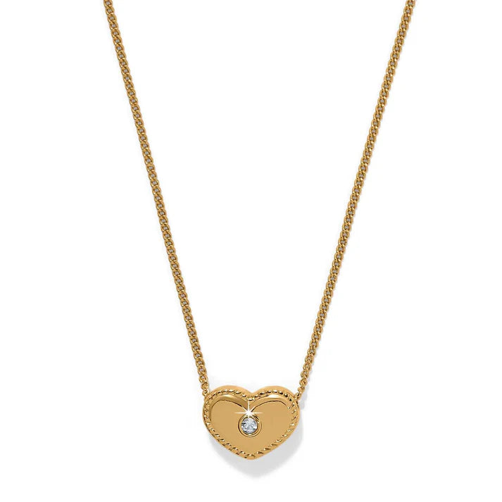 Brighton | Illumina Celeste Heart Petite Necklace in Gold