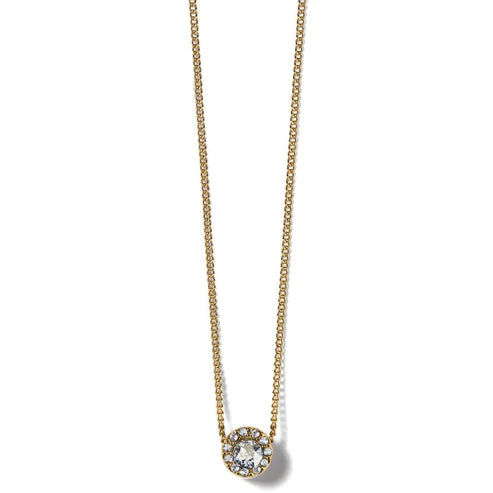 Brighton | Illumina Solitaire Necklace in Gold Tone - Giddy Up Glamour Boutique