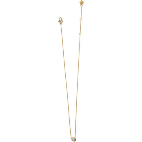 Brighton | Illumina Solitaire Necklace in Gold Tone - Giddy Up Glamour Boutique