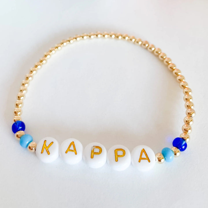 Beaded Blondes | Kappa Color Sorority Bracelet - Giddy Up Glamour Boutique
