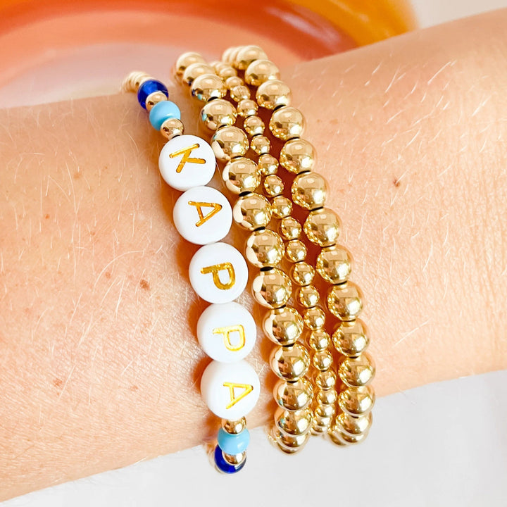 Beaded Blondes | Kappa Color Sorority Bracelet - Giddy Up Glamour Boutique
