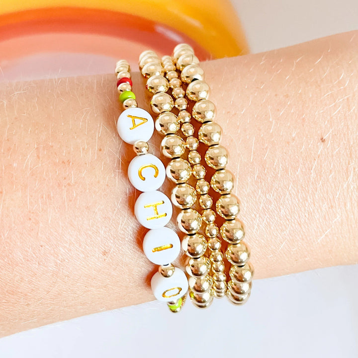 Beaded Blondes | A Chi O Color Sorority Bracelet - Giddy Up Glamour Boutique