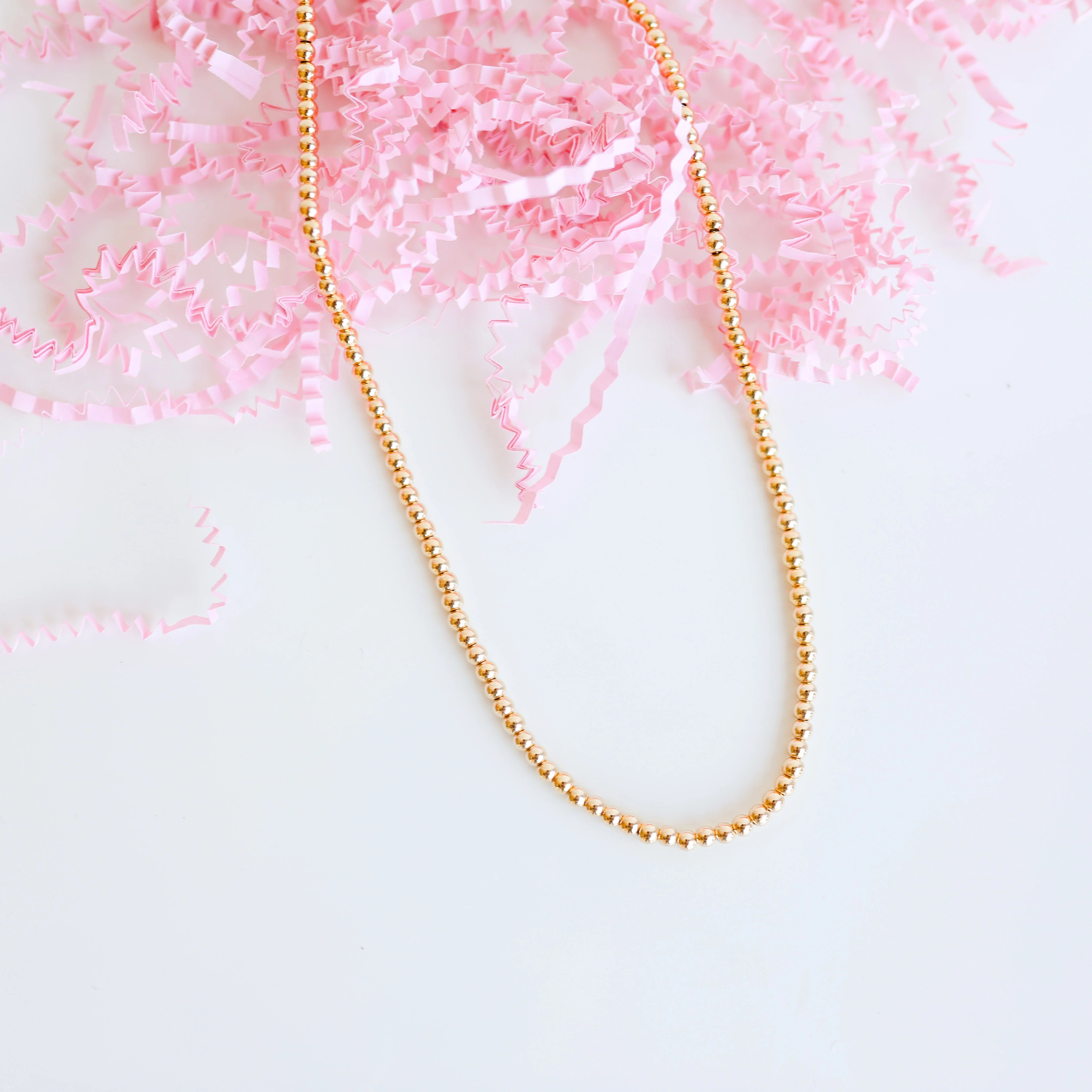 Beaded Blondes | Lauren Necklace in Gold - Giddy Up Glamour Boutique