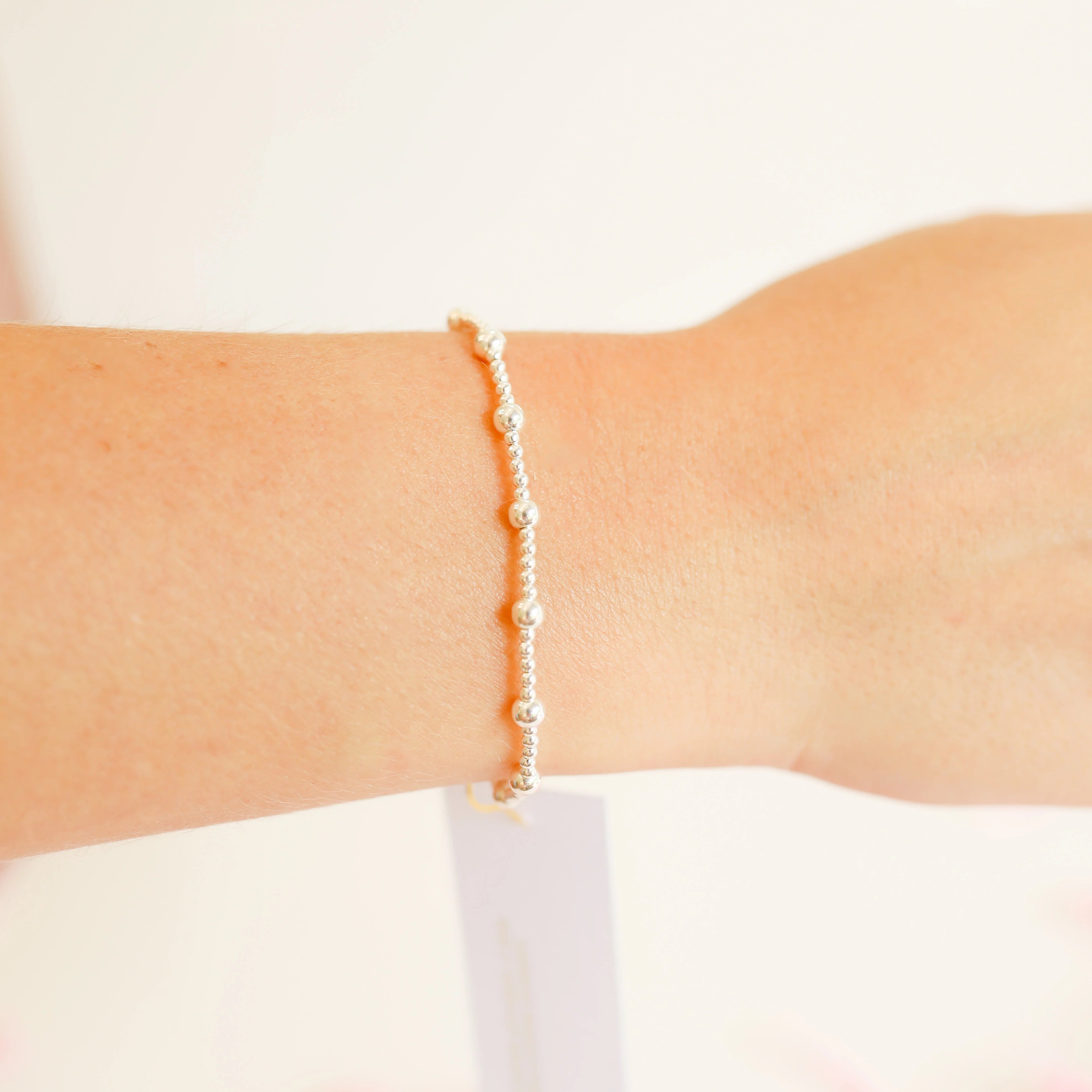Beaded Blondes | June Bracelet in Silver - Giddy Up Glamour Boutique