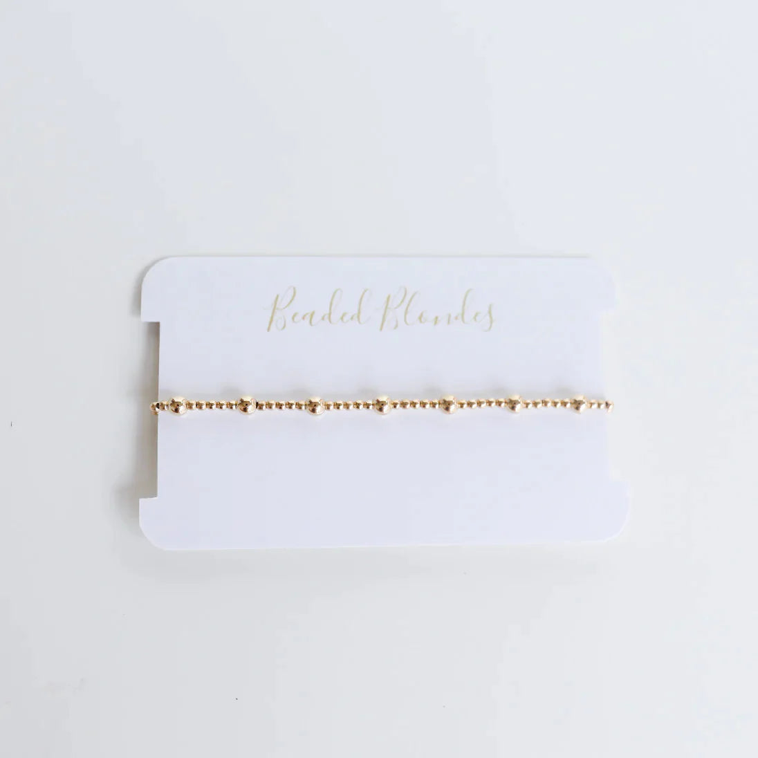 Beaded Blondes | June Bracelet in Gold - Giddy Up Glamour Boutique