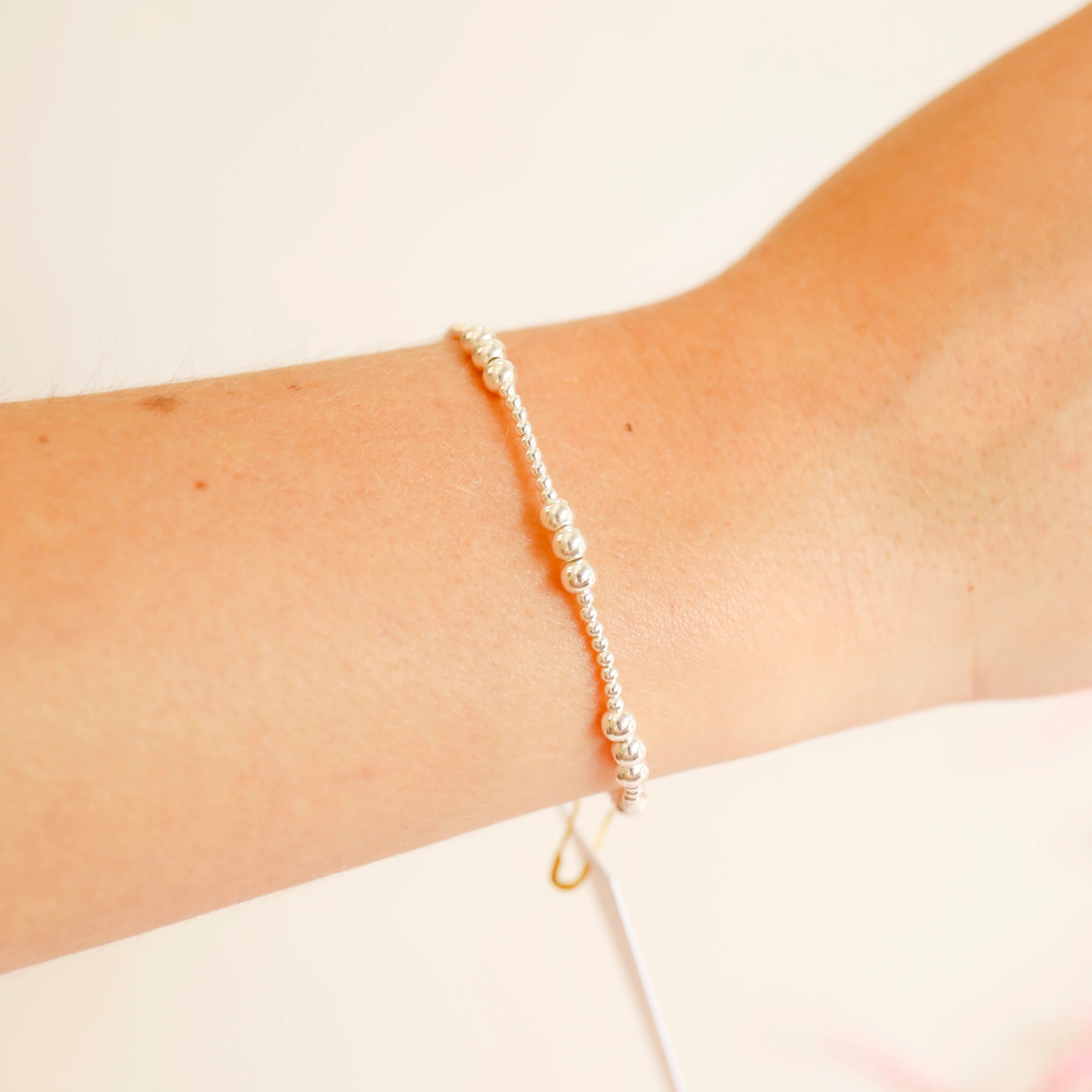 Beaded Blondes | ILY Silver Bracelet - Giddy Up Glamour Boutique