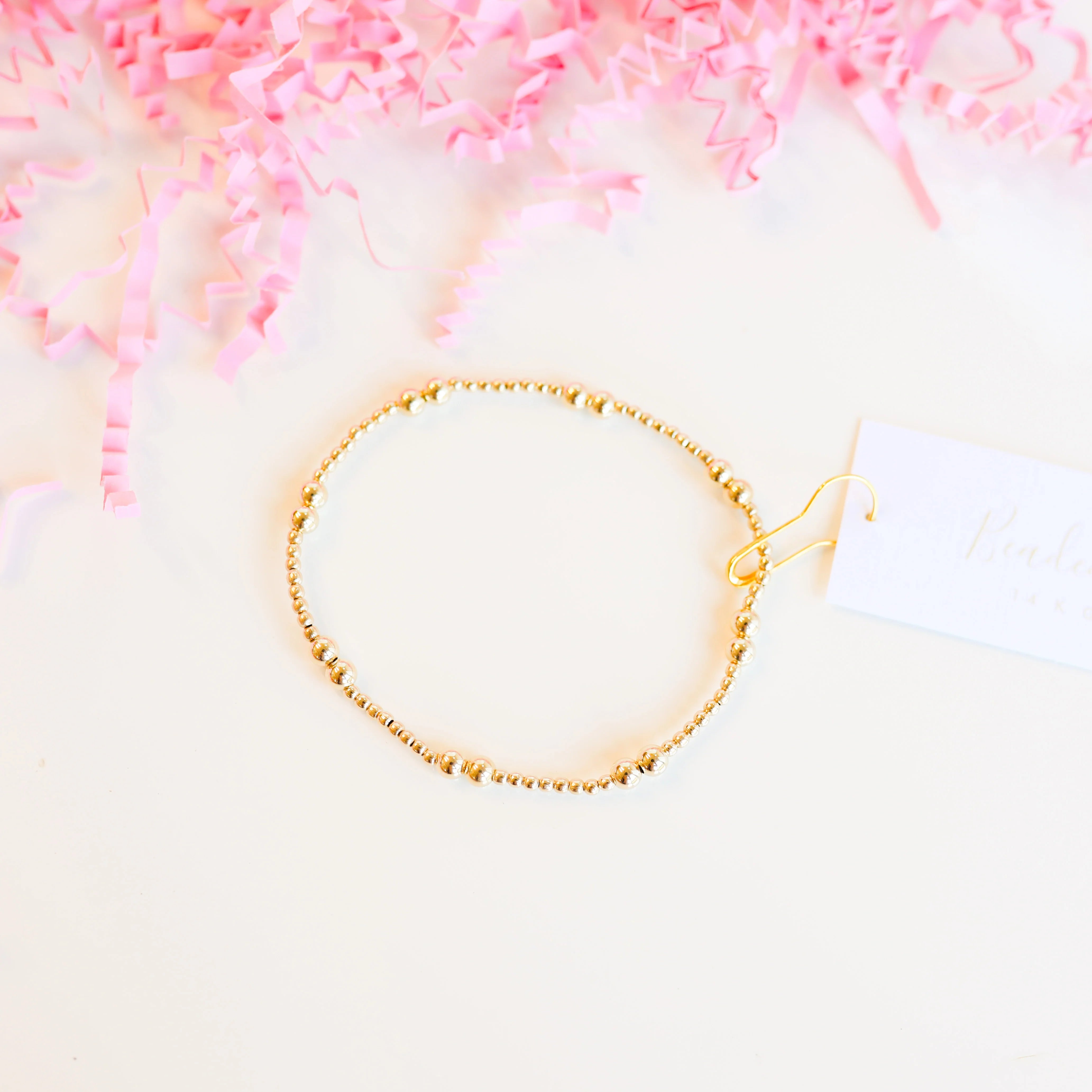 Beaded Blondes | Leah Bracelet in Gold - Giddy Up Glamour Boutique