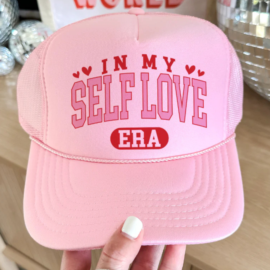 Love pink baseball cap sales
