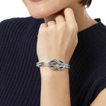 Brighton | Interlok Harmony Bold Bar Bracelet in Silver