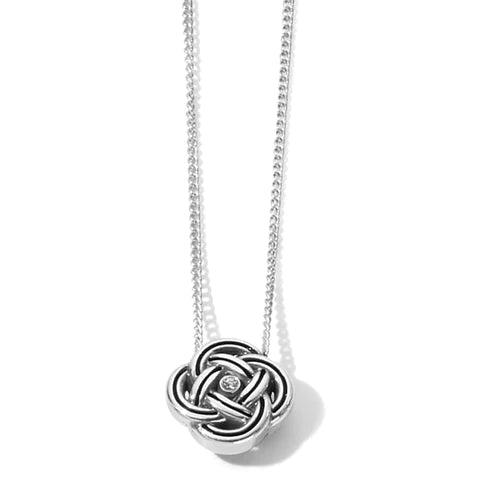 Brighton | Interlok Mini Necklace in Silver Tone - Giddy Up Glamour Boutique
