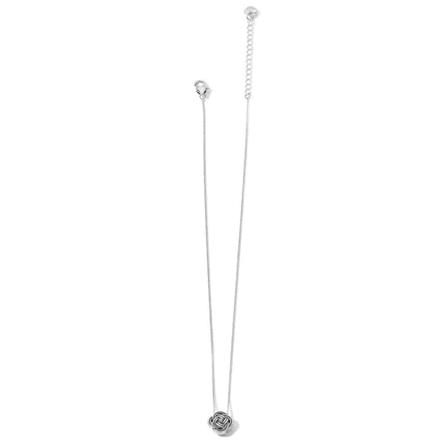 Brighton | Interlok Mini Necklace in Silver Tone - Giddy Up Glamour Boutique