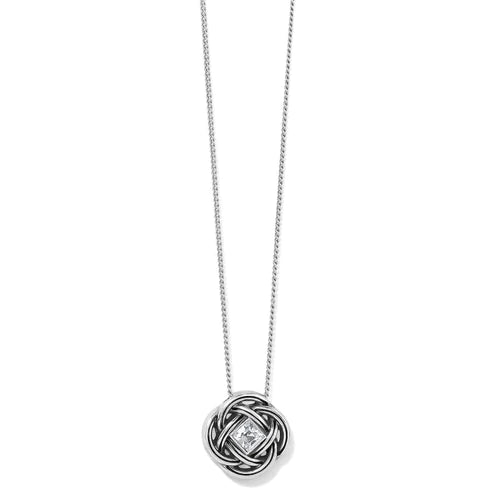 Brighton | Interlok Shine Necklace in Silver Tone - Giddy Up Glamour Boutique