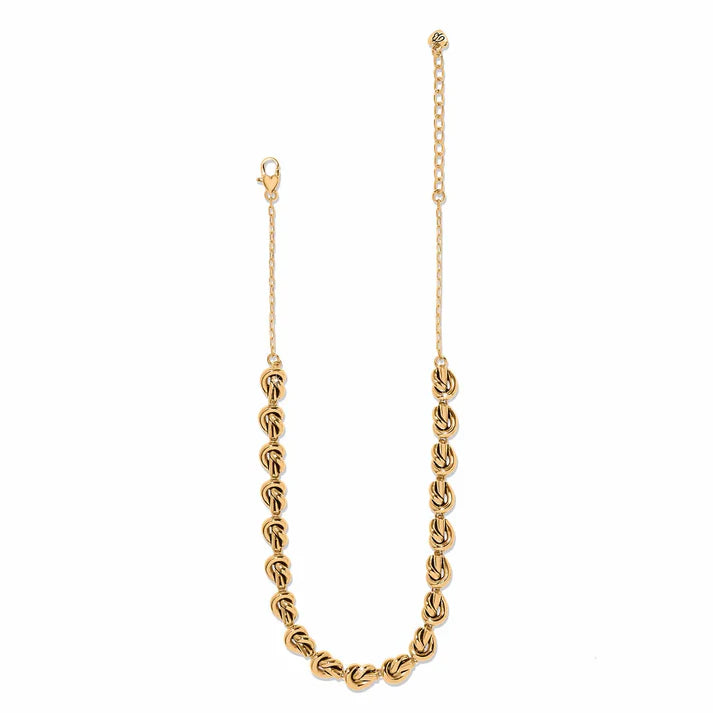 Brighton | Interlok Single Knot Statement Collar Necklace in Gold