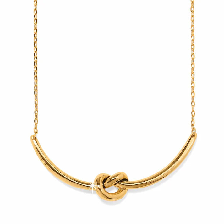 Brighton | Interlok Single Knot Necklace in Gold