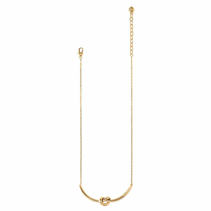 Brighton | Interlok Single Knot Necklace in Gold