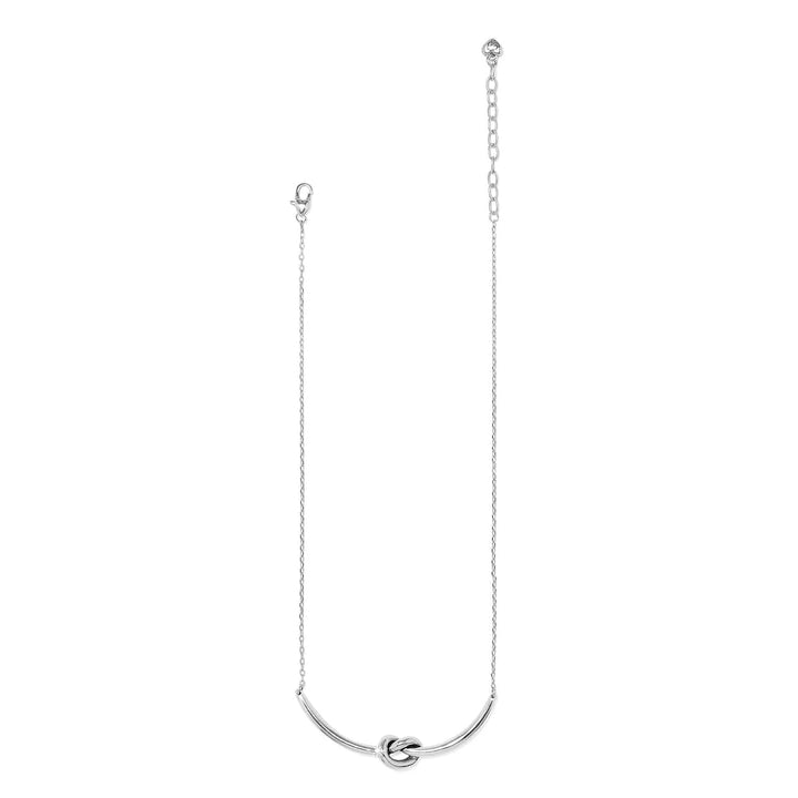 Brighton | Interlok Single Knot Necklace in Silver