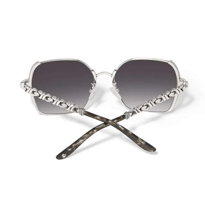 Brighton | Interlok Twist Sunglasses in Silver