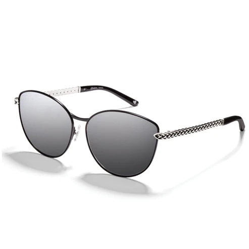 Brighton | Interlok Woven Sunglasses in Black - Giddy Up Glamour Boutique