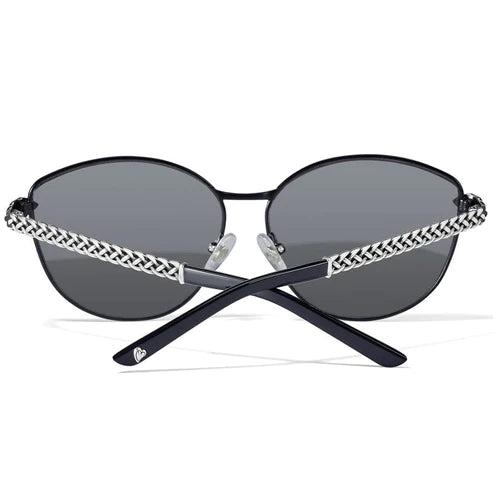 Brighton | Interlok Woven Sunglasses in Black - Giddy Up Glamour Boutique