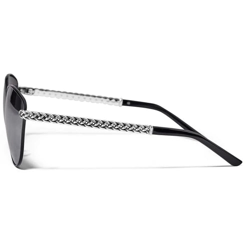 Brighton | Interlok Woven Sunglasses in Black - Giddy Up Glamour Boutique