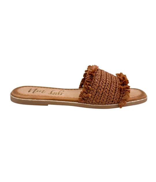 Online Exclusive | Juana Woven Sandals in Tan Brown