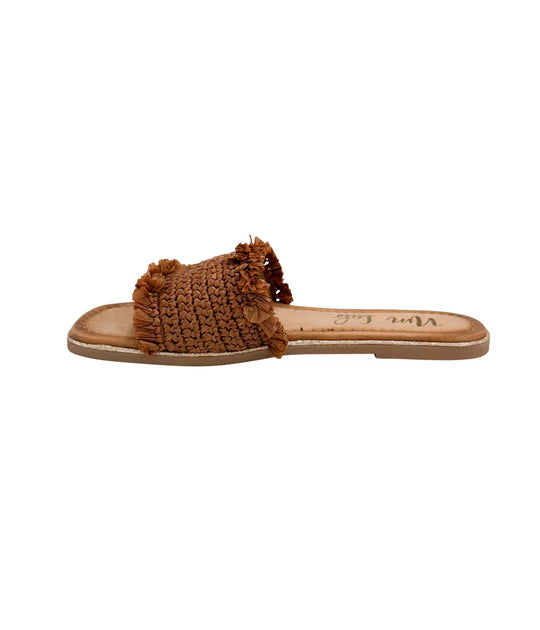 Online Exclusive | Juana Woven Sandals in Tan Brown