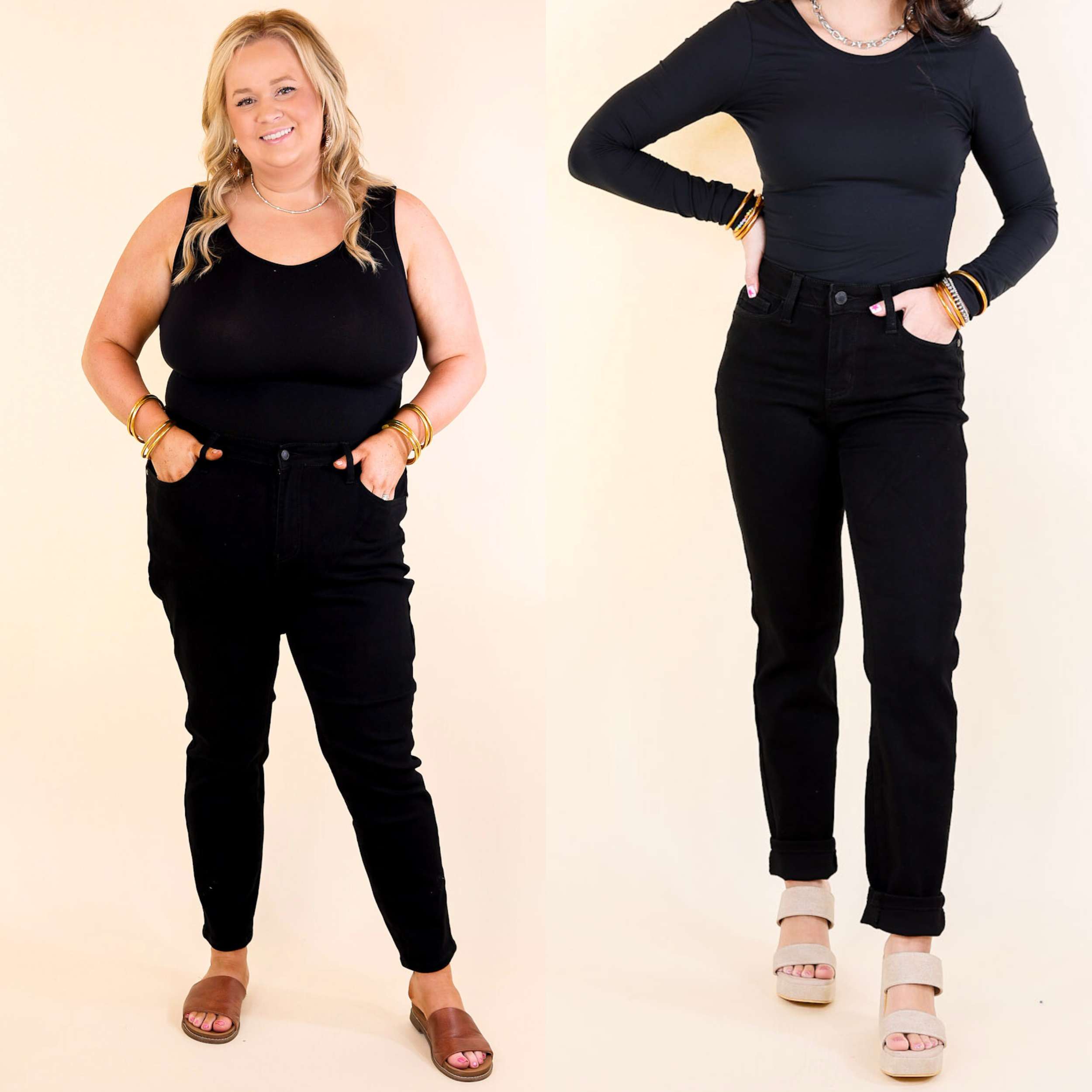 Judy Blue | Main Memories Slim Fit Jeans in Black