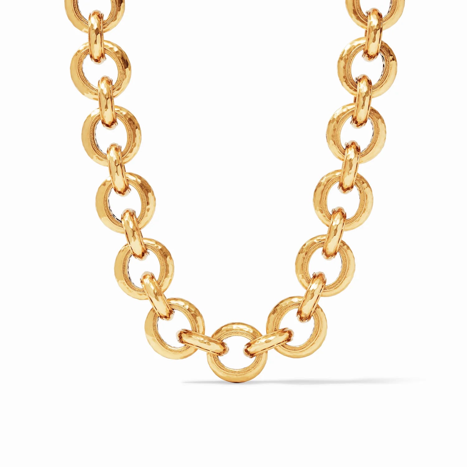 Julie Vos | Long Cannes Link Necklace in Gold