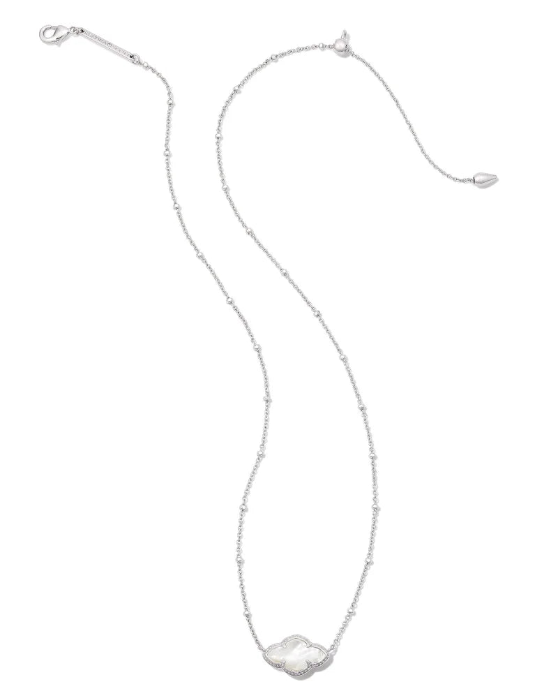 Kendra Scott | Abbie Necklace in Silver - Giddy Up Glamour Boutique