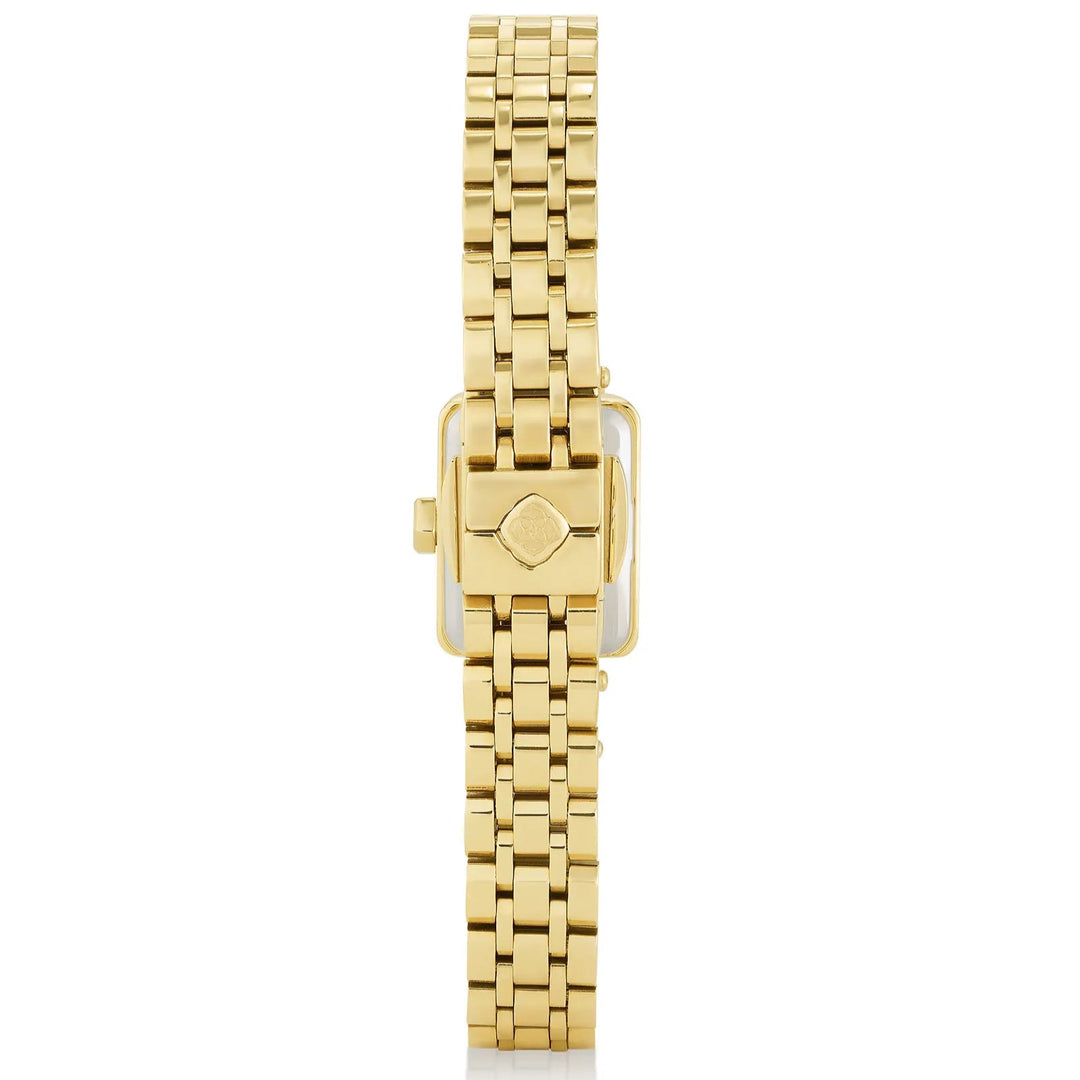 Kendra Scott | Adela Gold Tone Stainless Steel Watch in Ivory Mother-of-Pearl