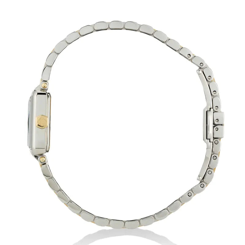Kendra Scott | Adela Two Tone Stainless Steel Watch in Ivory Mother-of-Pearl