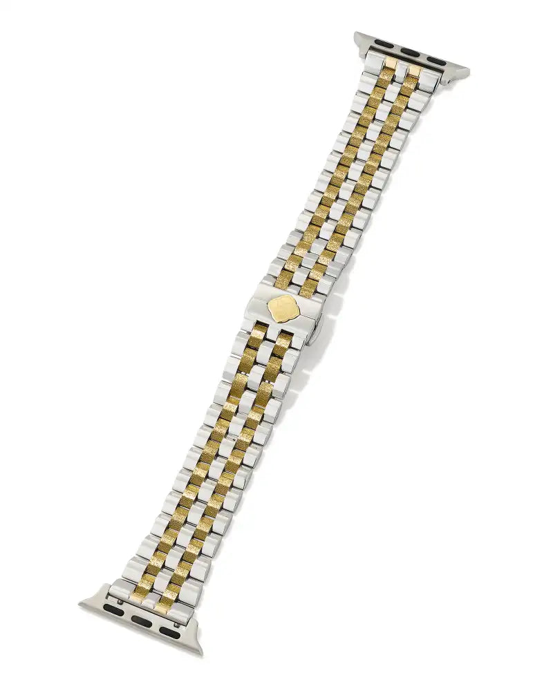 Kendra Scott | Alex Two Tone Stainless Steel 5 Link Watch Band in Sparkle